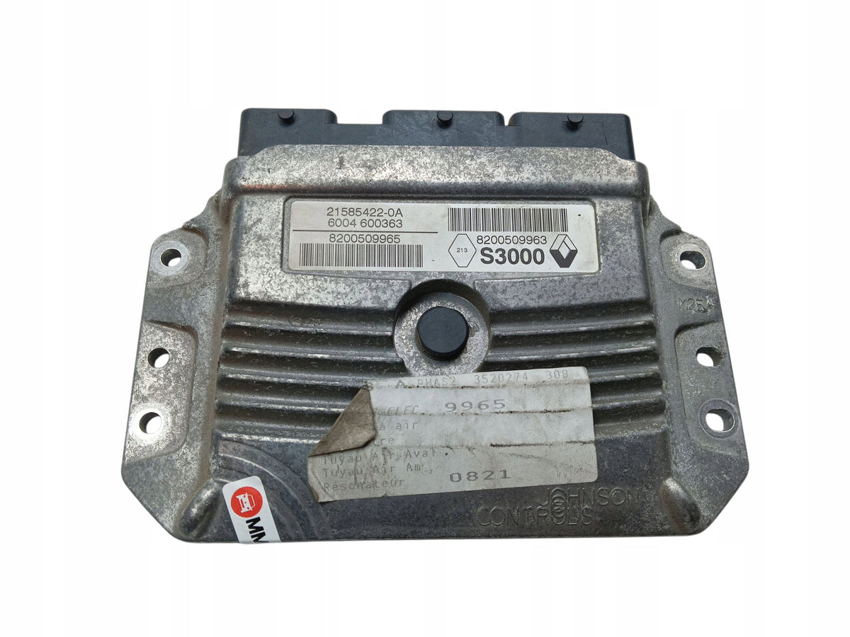 ENGINE COMPUTER RENAULT SCENIC II 1.6 16V 113KM K4M 8200509963 8200509965