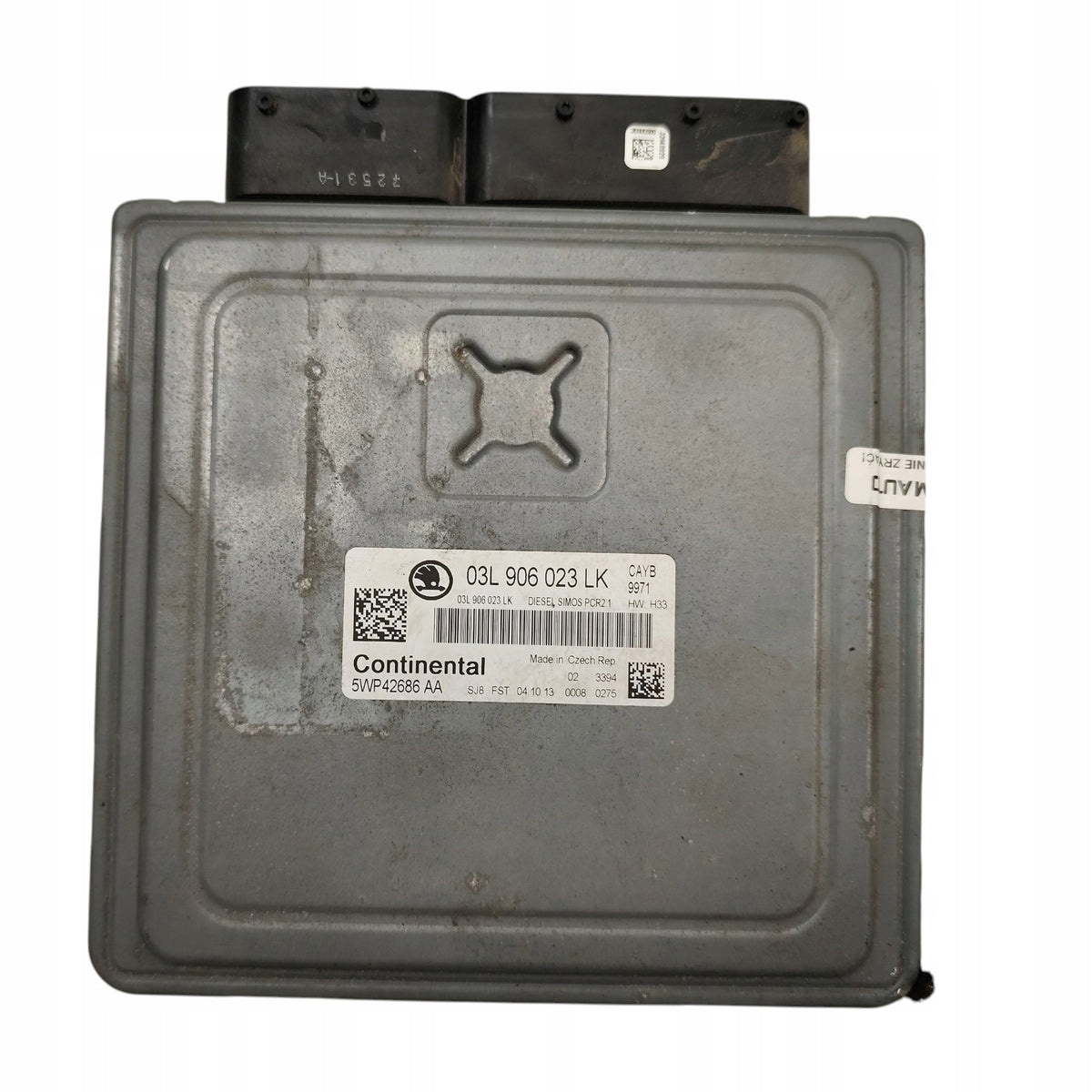 ENGINE COMPUTER SKODA RAPID 1.6 TDI CAYB 03L906023LK
