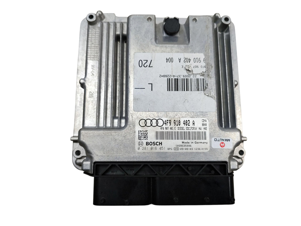 ENGINE CONTROLLER COMPUTER AUDI A6 C6 3.0 TDI 240KM 4F9910402A 0281016451