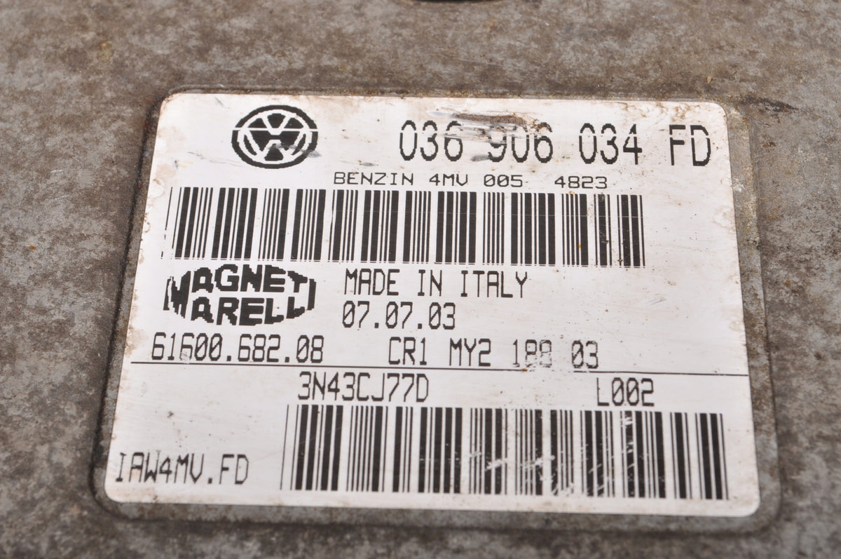 ENGINE DRIVER SKODA FABIA I 1.4 16V 036906034FD