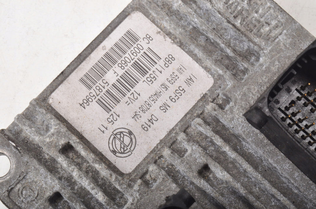 FIAT 500 1.2 8V 69KM COMPUTER ENGINE DRIVER 518755964 IAW5SF9MS