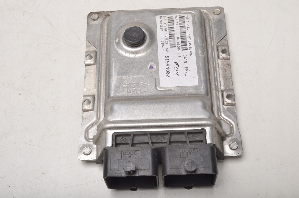 FIAT 500 1.2 8V 69KM ENGINE CONTROLLER 51994082