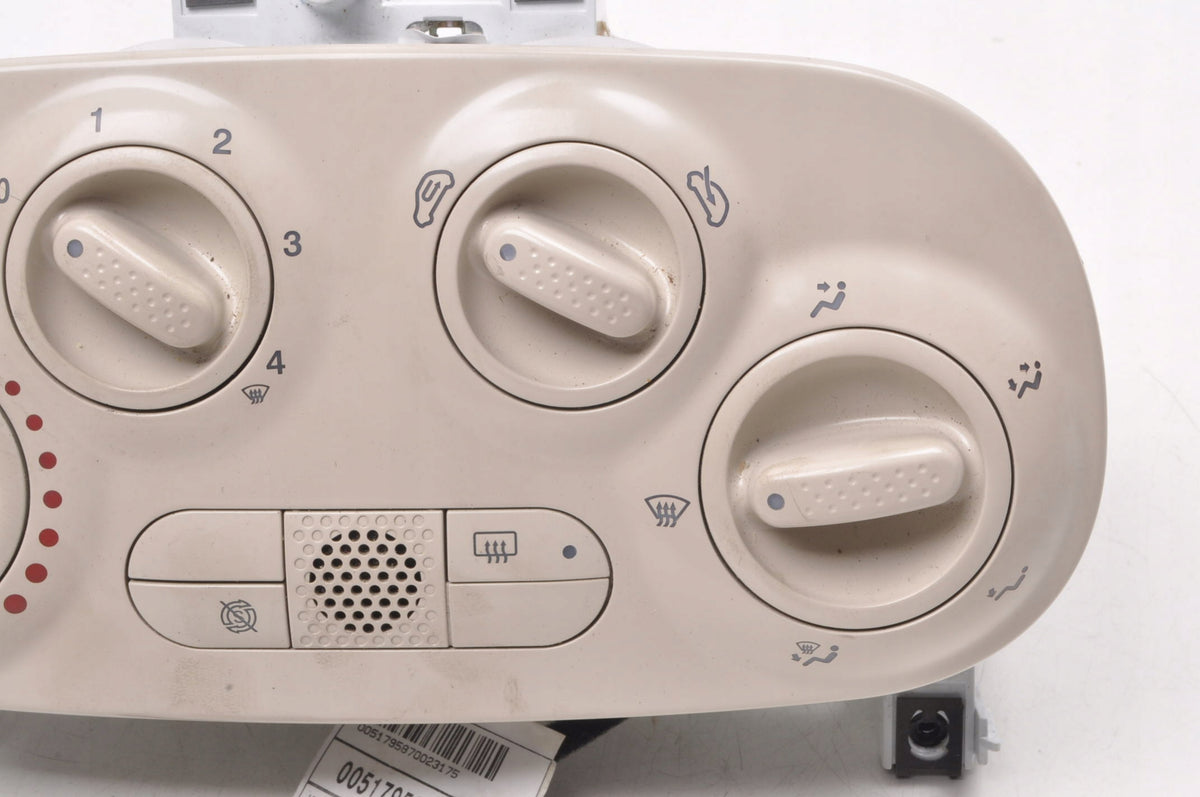 FIAT 500 PANEL AIR CONDITIONING SWITCH 14231 98619264