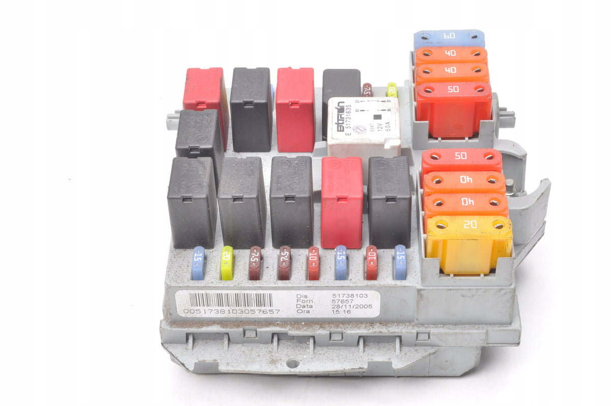 FIAT CROMA II 1.9 D 150KM FUSE BOX 51738103