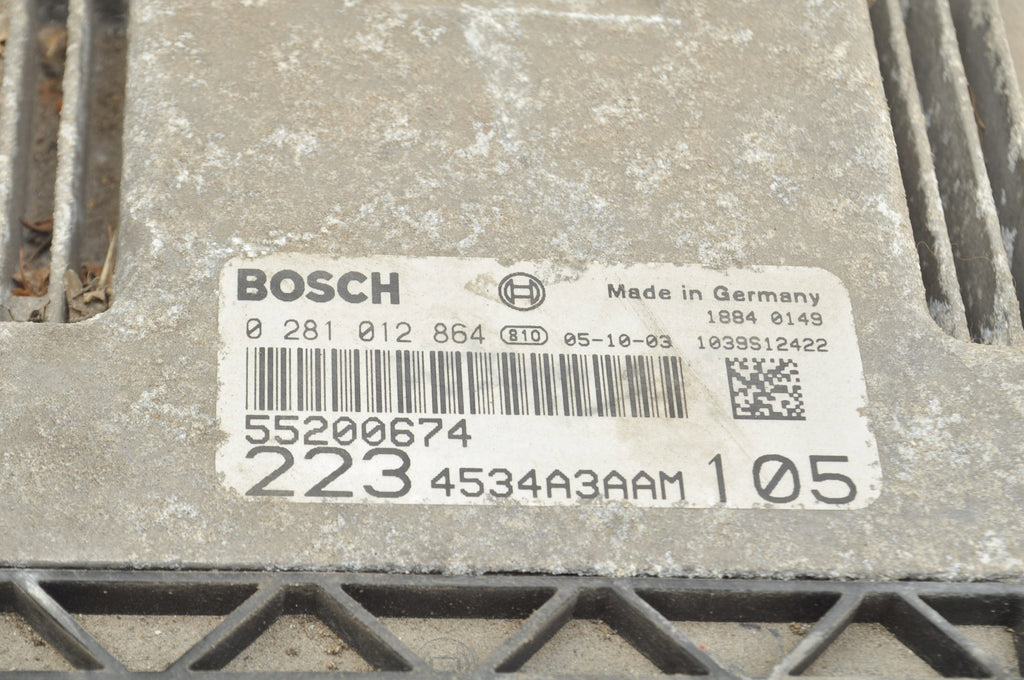 FIAT DOBLO 1.9 JTD 105 KM COMPUTER ENGINE DRIVER 55200674