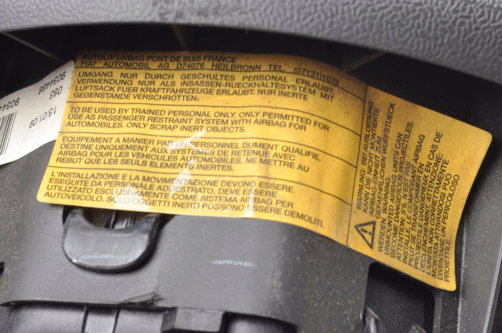 FIAT DOBLO AIRBAG DRIVER AIRBAG 611001601A