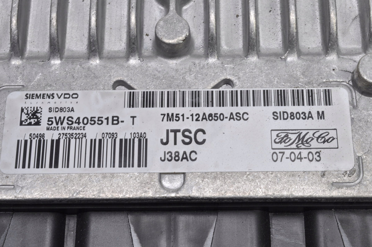 FORD FOCUS MK2 2.0 TDCi COMPUTER ENGINE DRIVER 7M51-12A650-ASC