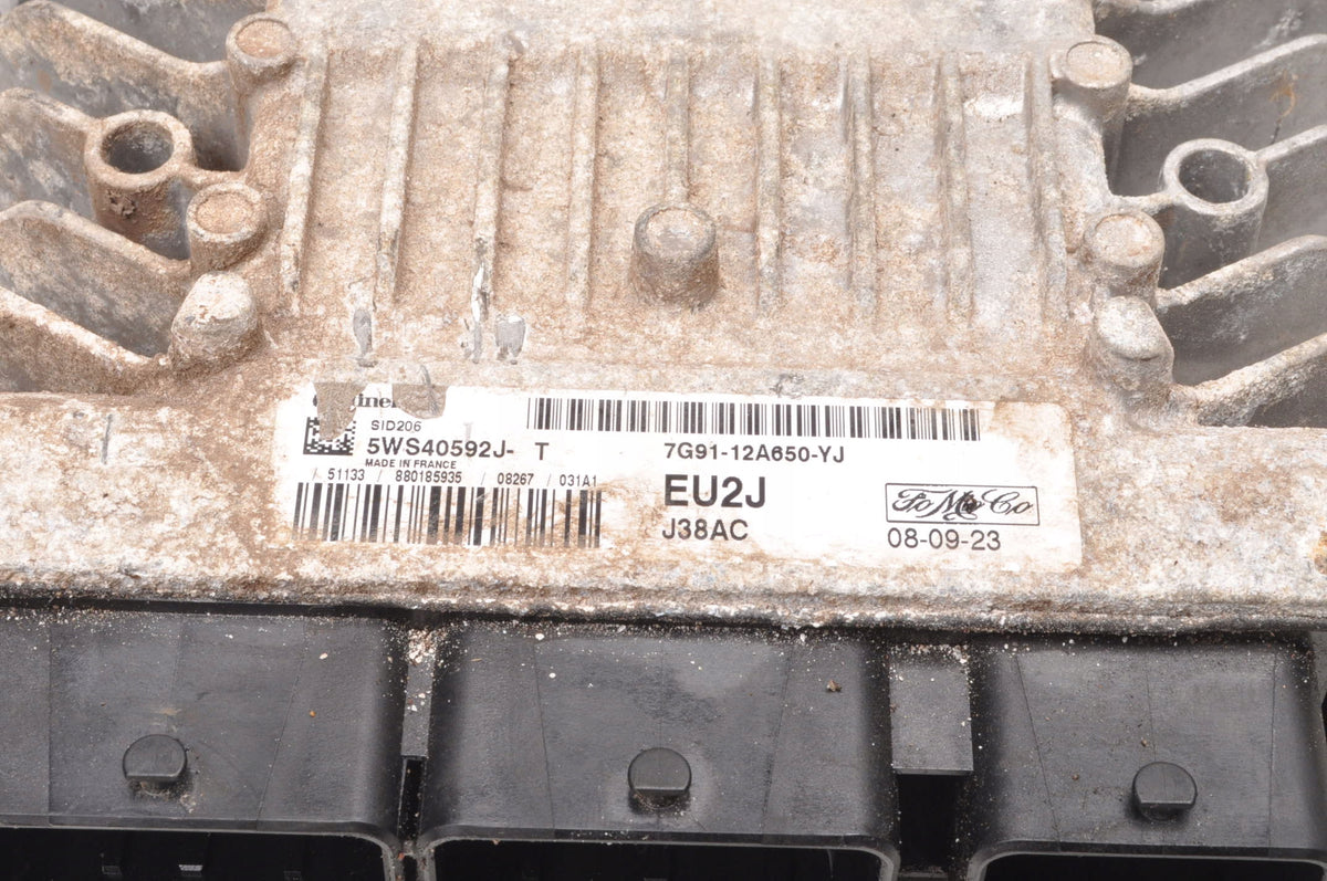 FORD MK4 1.8 TDCI ENGINE COMPUTER 7G91-12A650-YJ
