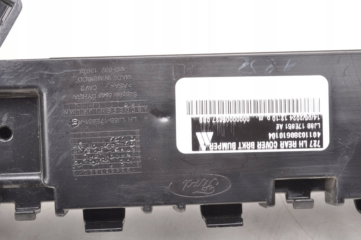 FORD MUSTANG MACH-E BUMPER SLIDE LEFT REAR LJ8B-17E851-AE