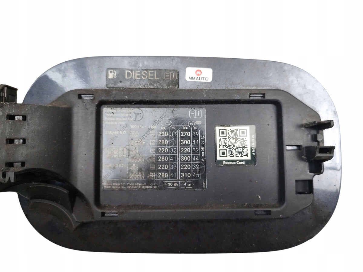 FUEL FILLER FLAP MERCEDES ML W166 A1666300167 LAK: 755