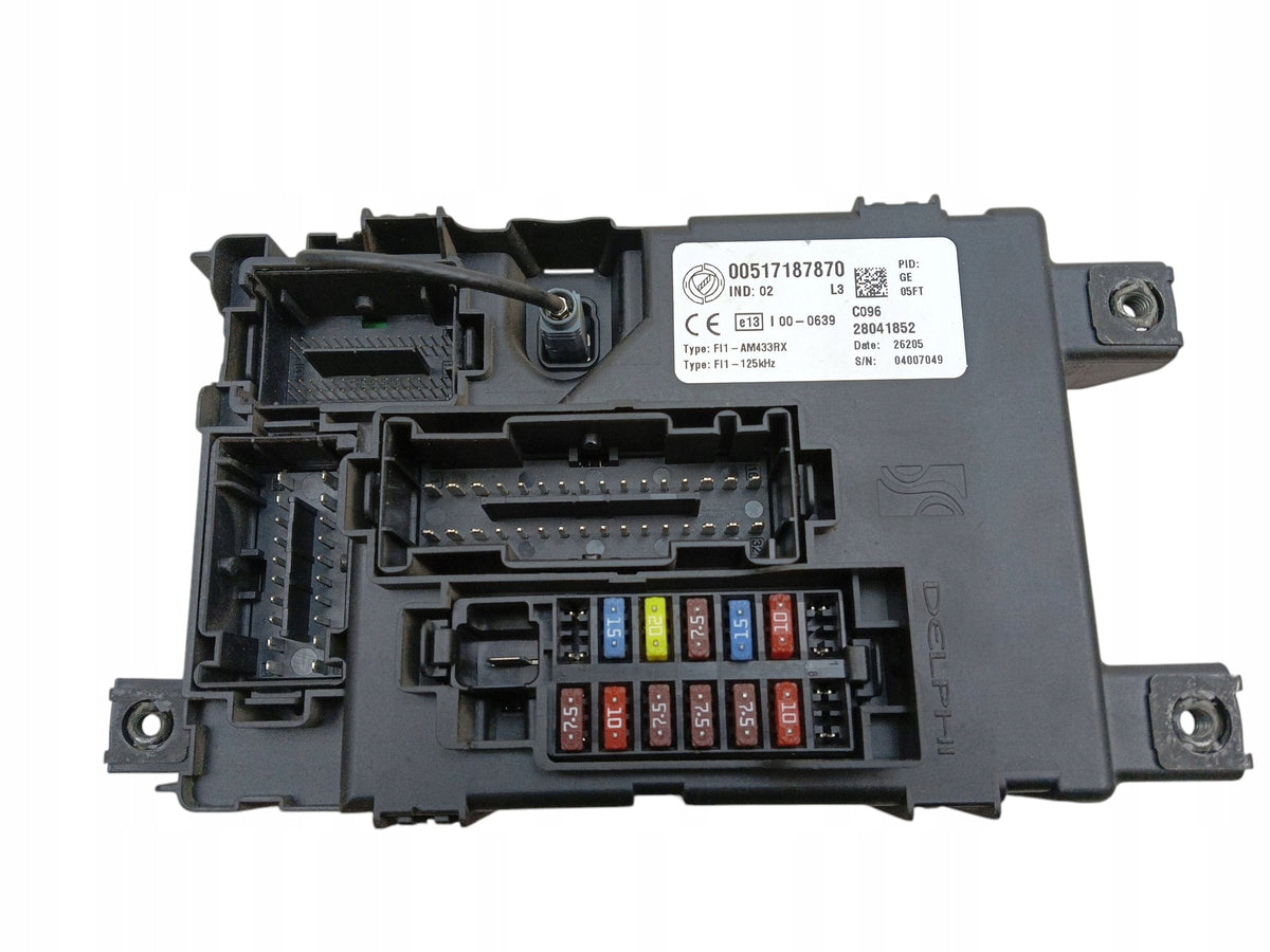 FUSE BOX BSI FIAT GRANDE PUNTO 00517187870