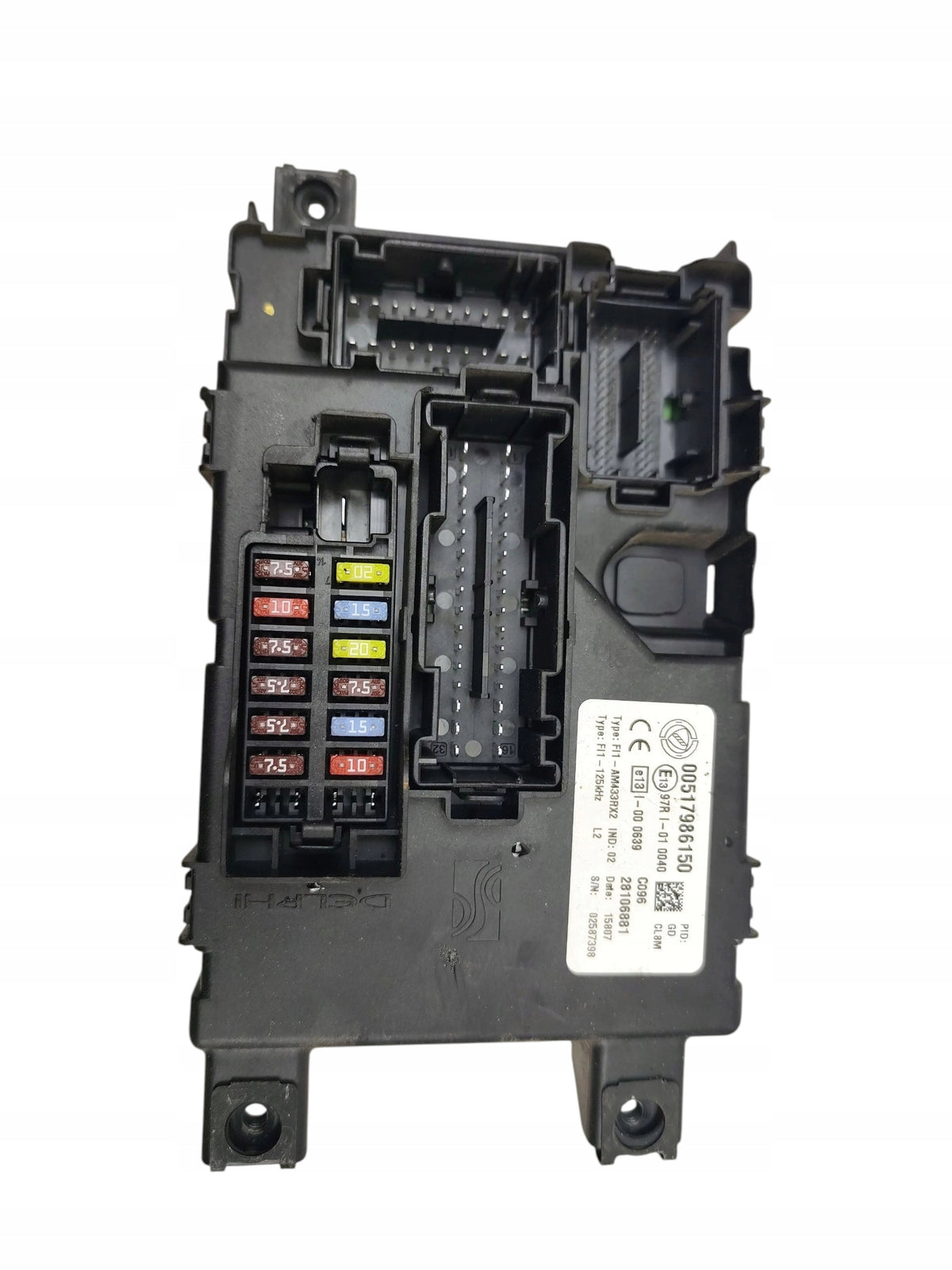 FUSE BOX BSI FIAT GRANDE PUNTO 00517986150