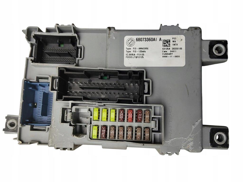 FUSE BOX BSI MODULE FIAT 500 (2007-2015) 68073360A