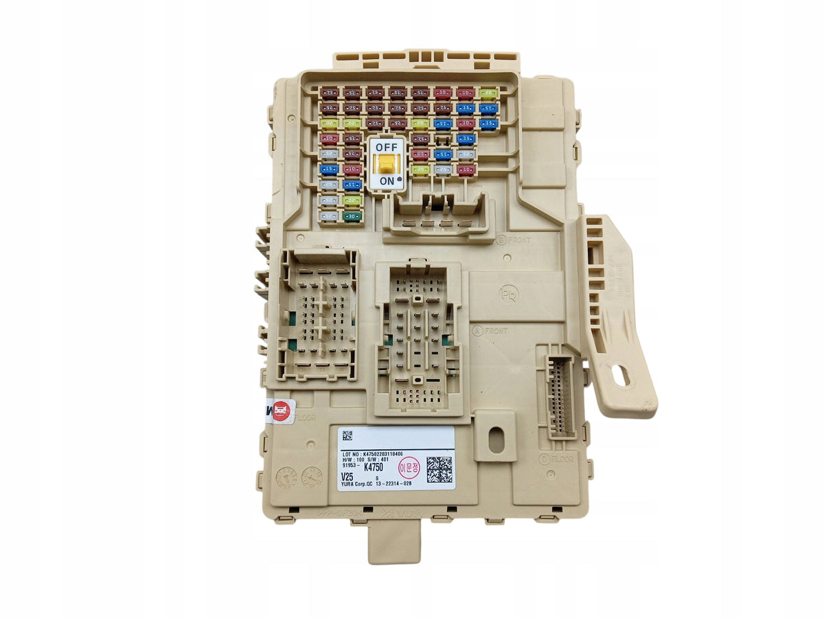 FUSE BOX BSI MODULE HYUNDAI KONA I 1 EV ELECTRIC 91953-K4750