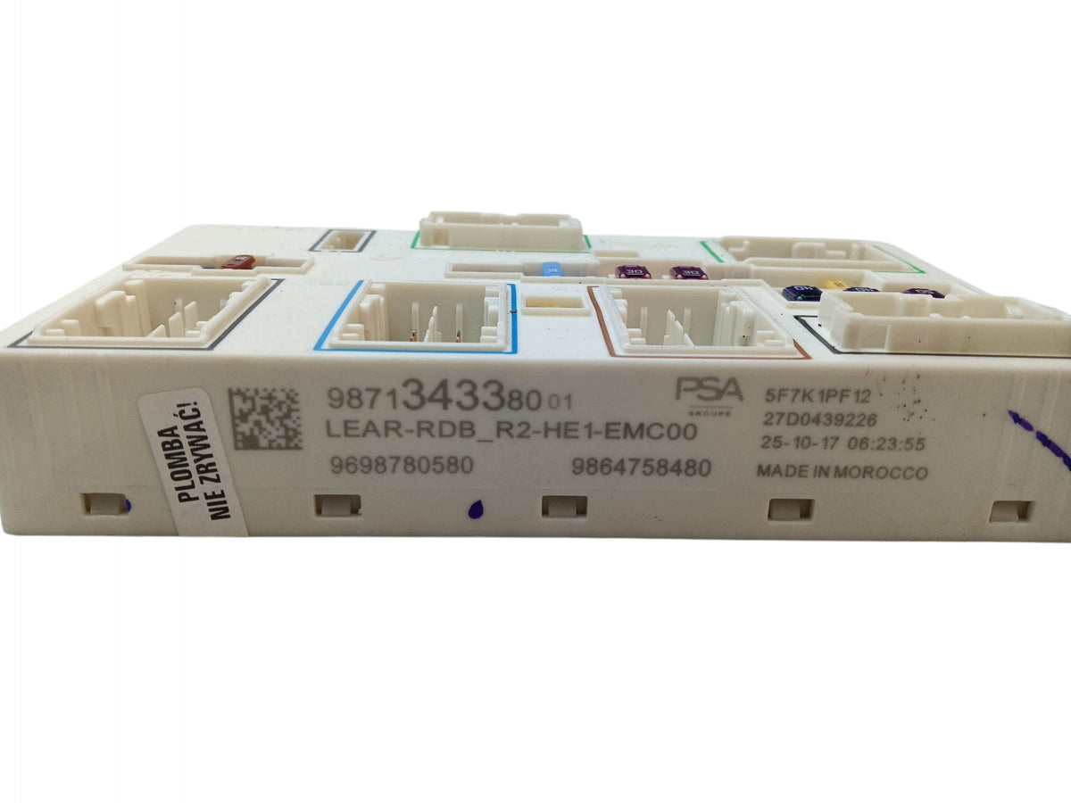 FUSE BOX BSI MODULE PEUGEOT 5008 III 3008 III 9698780580