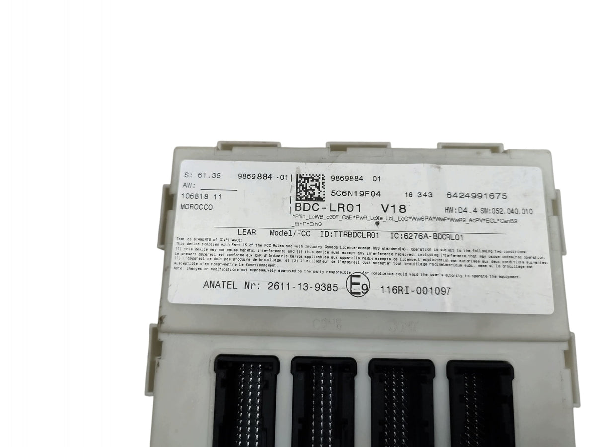 FUSE BOX CONTROLLER MODULE BDC BMW F48 F49 G31 9869884