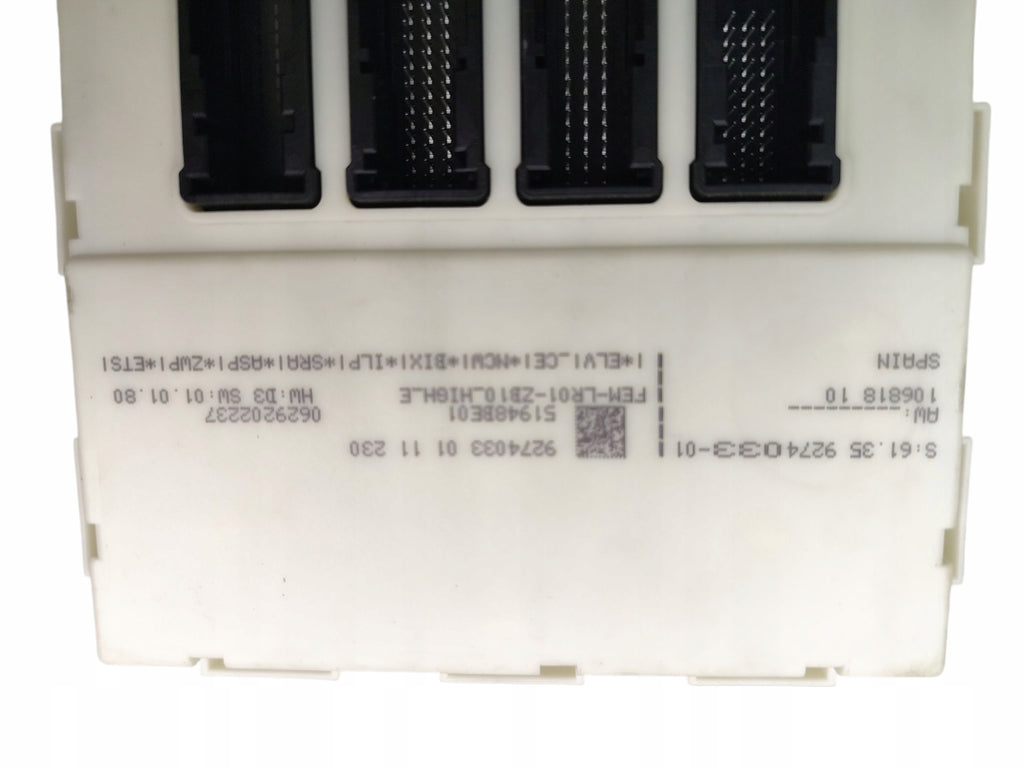 FUSE BOX CONTROLLER MODULE FEM BMW F20 F21 F30 F36 9274033