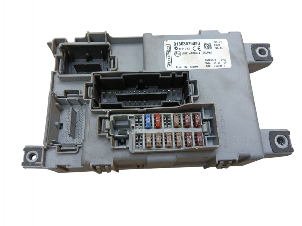 FUSE BOX MODULE BSI FIAT FIORINO QUBO NEMO BIPPER 01363579080