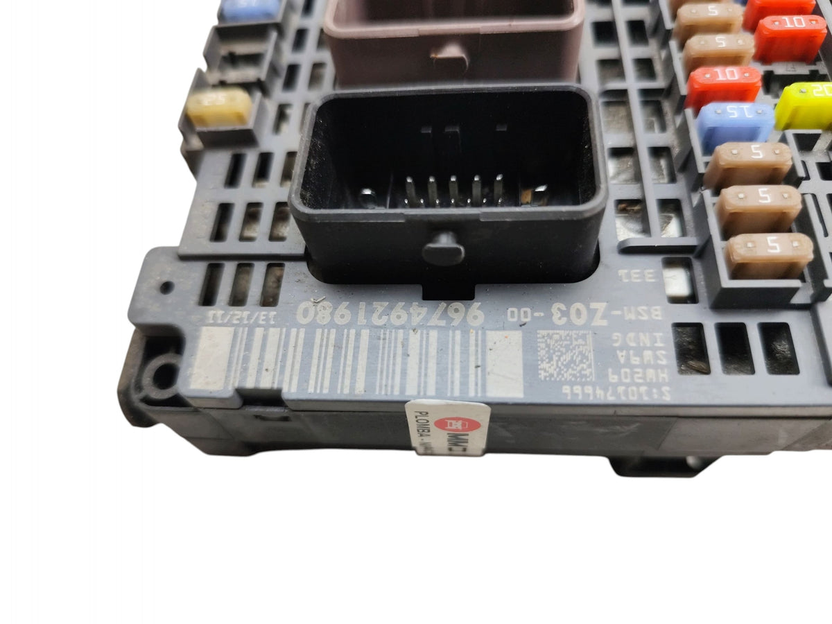 FUSE BOX MODULE BSM PEUGEOT 508 AND 9674921980 Z03
