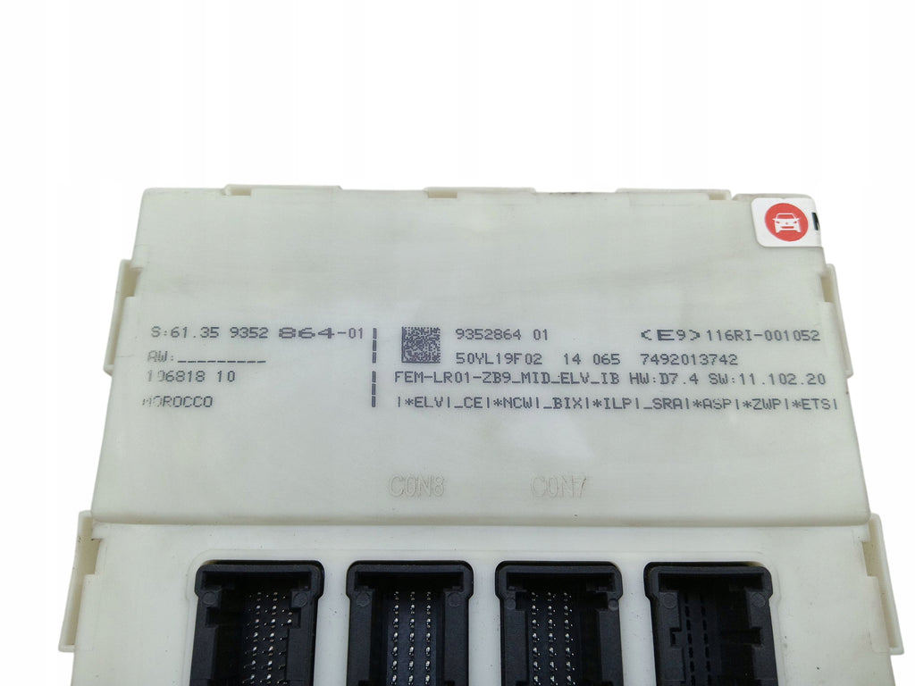FUSE BOX MODULE FEM BMW F20 F21 F30 F31 9352864