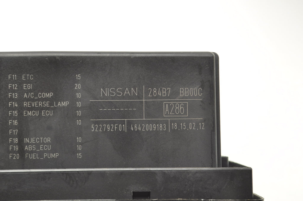FUSE BOX NISSAN QASHQAI AND J10 1.6 dCi LIFT 284B7-BB00C