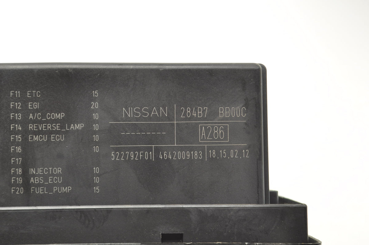 FUSE BOX NISSAN QASHQAI AND J10 1.6 dCi LIFT 284B7-BB00C