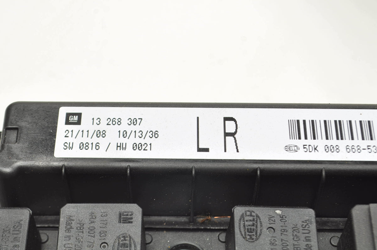 FUSE BOX OPEL ASTRA H III ZAFIRA B 13268307 HB 3D