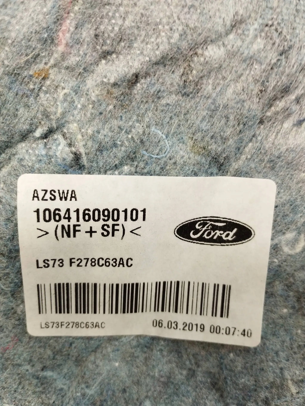 Ford Mondeo MK5 KOMBI SOUNDPROOFING LS73F278C63AC