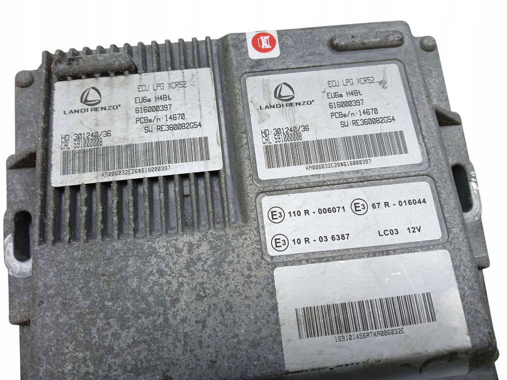 GAS CONTROL COMPUTER DACIA SANDERO II STEPWAY 0.9 TCE 90HP 616000397