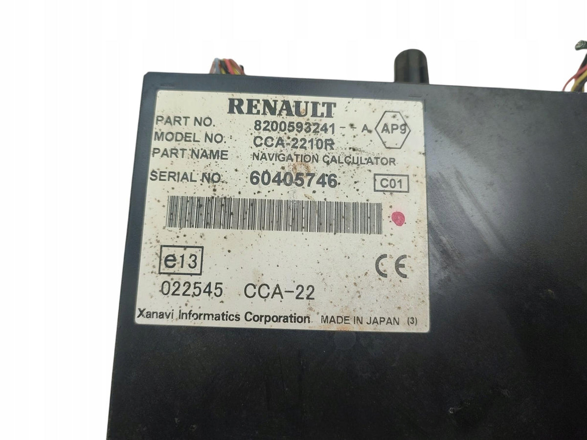 GPS NAVIGATION READER RENAULT ESPACE IV LAGUNA II 8200593241A