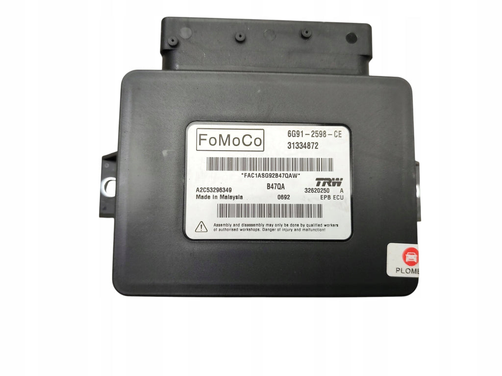 HANDBRAKE MODULE VOLVO S80 II LIFT (2009-2011) 31334872 6G91-2598-CE
