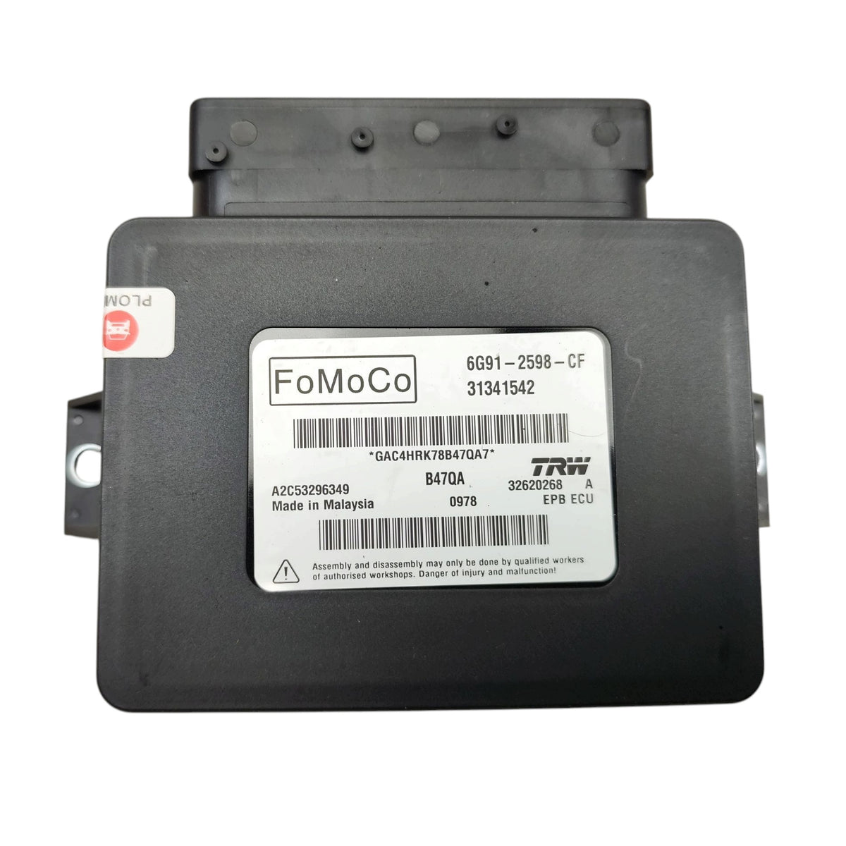 HANDBRAKE MODULE VOLVO XC60 AND S60 II V60 AND XC70 II S80 II 31341542