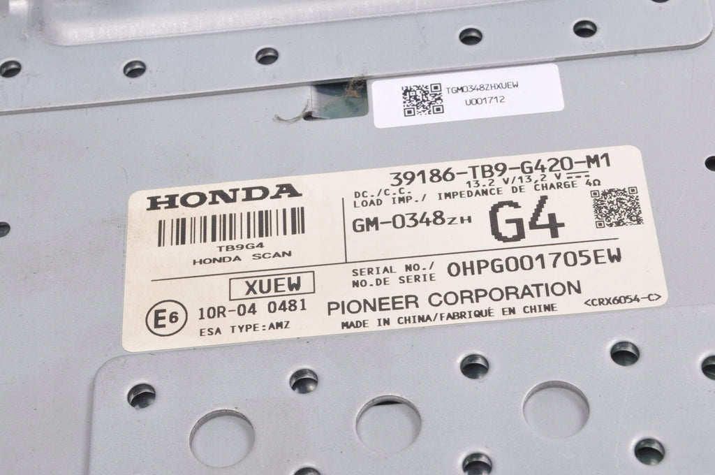 HONDA CIVIC IX LIFT ANTENNA AMPLIFIER 39186-TB9