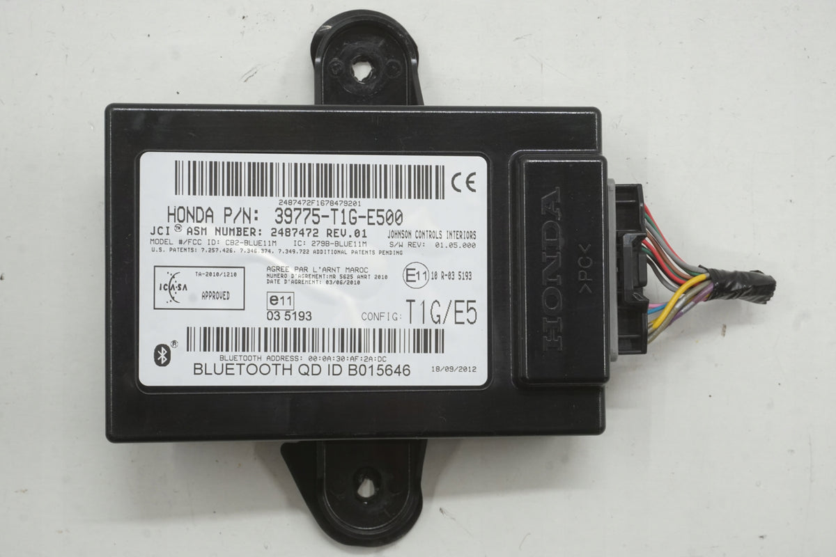 HONDA CR-V IV 12R BLUETOOTH MODULE 39775-T1G-E500