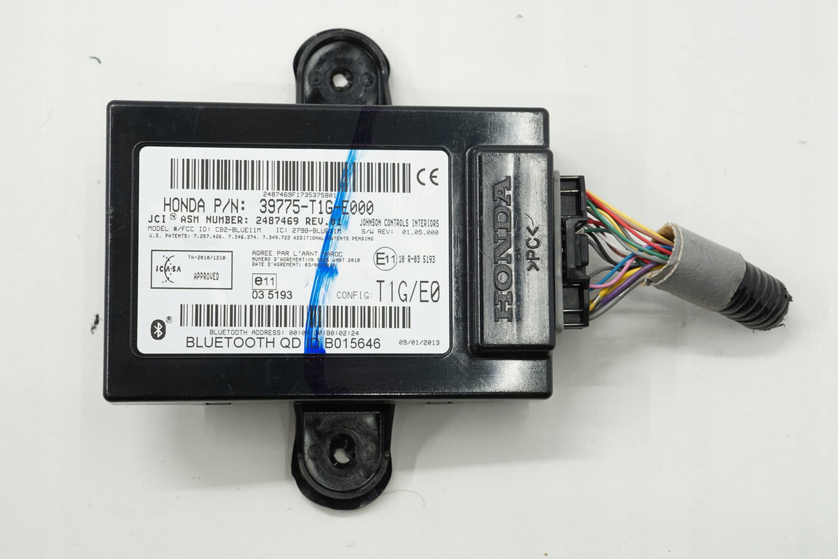 HONDA CR-V IV 12R MODULE BLUETOOTH CONTROLLER 39775-T1G-E000