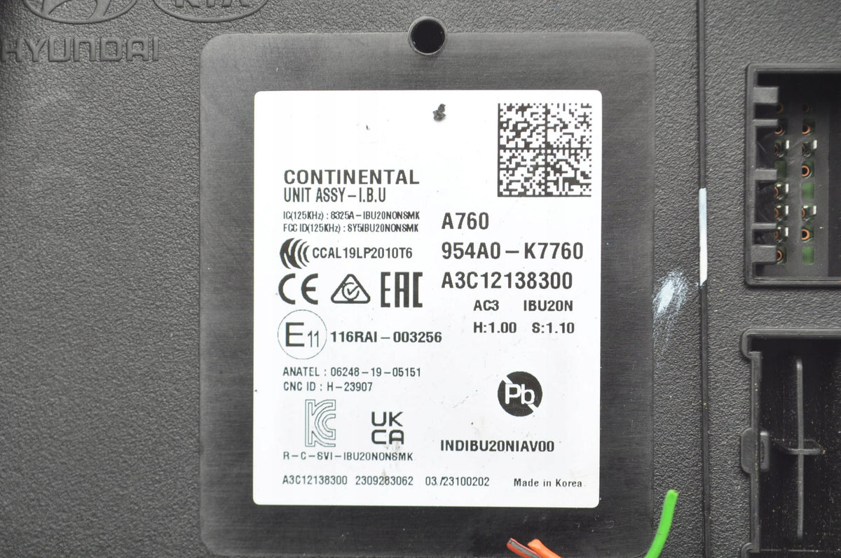 HYUNDAI I10 III MODULE DRIVER 954A0-K7760