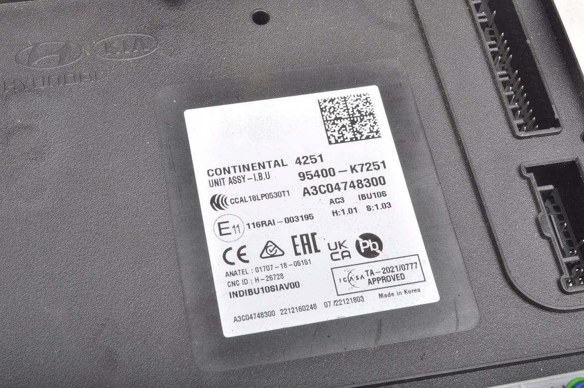 HYUNDAI I10 III MODULE DRIVER ASSY 2023R A3C04748300 95400-K7251