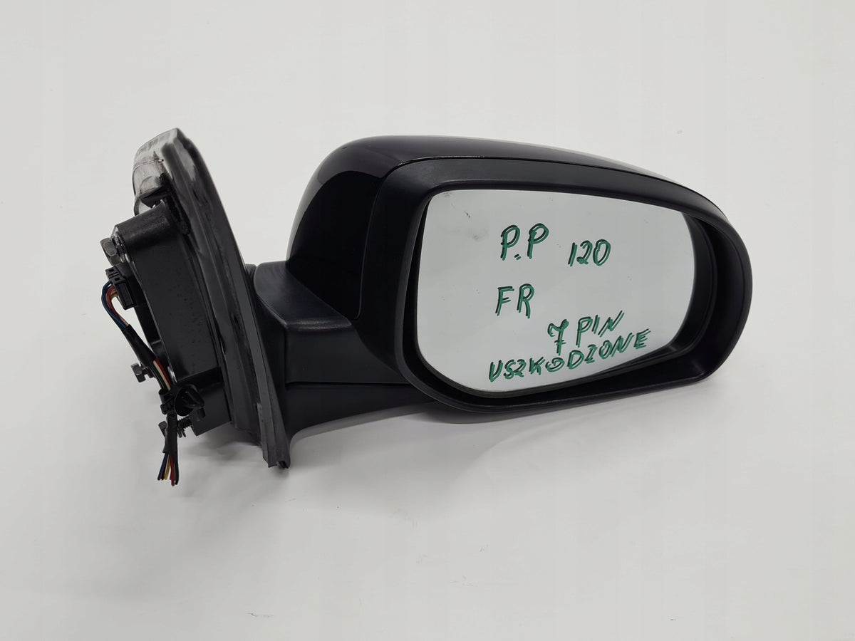HYUNDAI I20 08-14R MIRROR RIGHT 7PIN FR