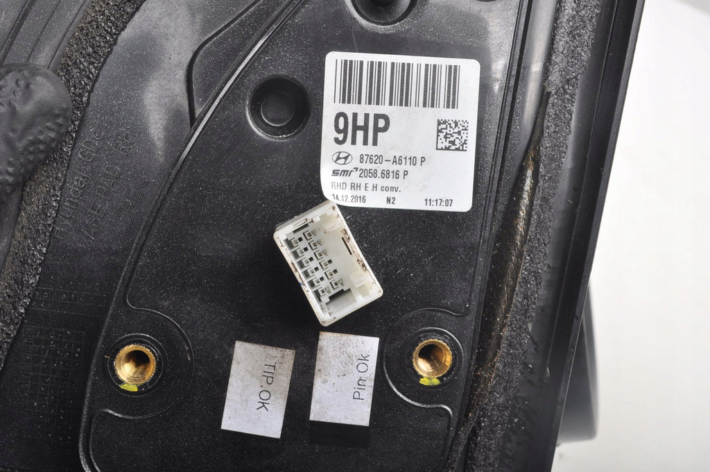 HYUNDAI I30 II MIRROR RIGHT ELECTRIC 5 PIN ENGLISH