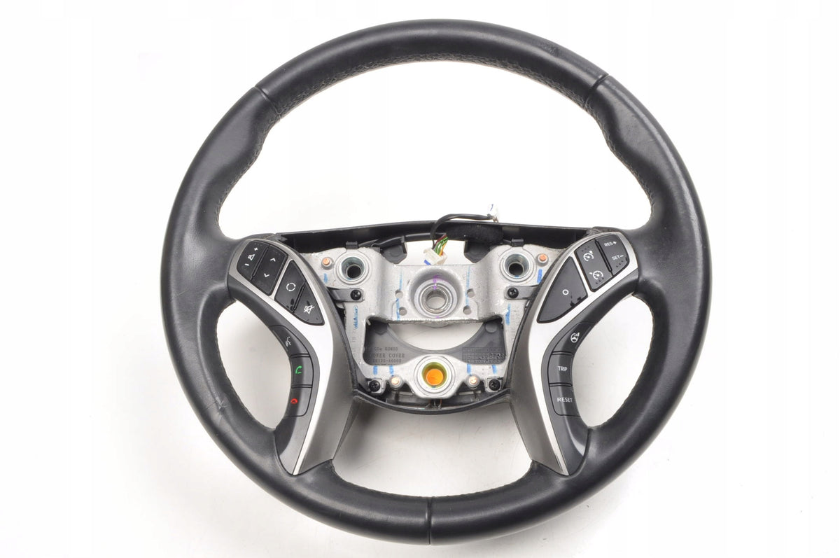 HYUNDAI I30 II MULTIFUNCTION LEATHER STEERING WHEEL 56110-A6691 LIFT