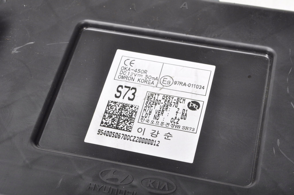 HYUNDAI I30 III MODULE DRIVER BCM 95400-S0670