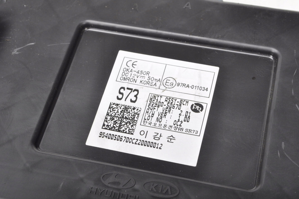 HYUNDAI I30 III MODULE DRIVER BCM 95400-S0670