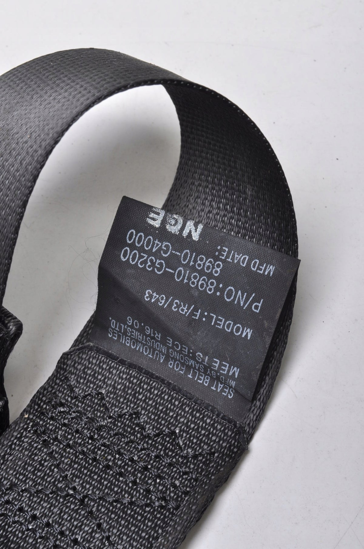 HYUNDAI I30 III SEAT BELT LEFT REAR 2 ROW 89810-G3200
