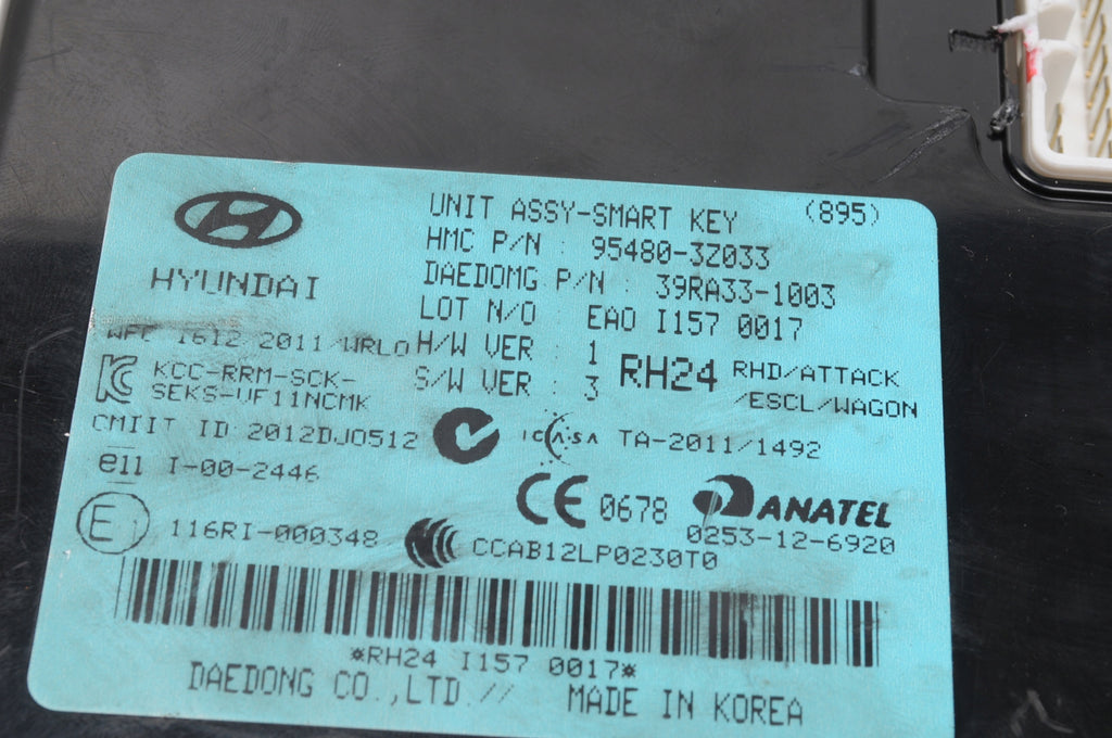 HYUNDAI I40 1.7 CRDI 140KM COMFORT CONTROLLER MODULE 95480-3Z033