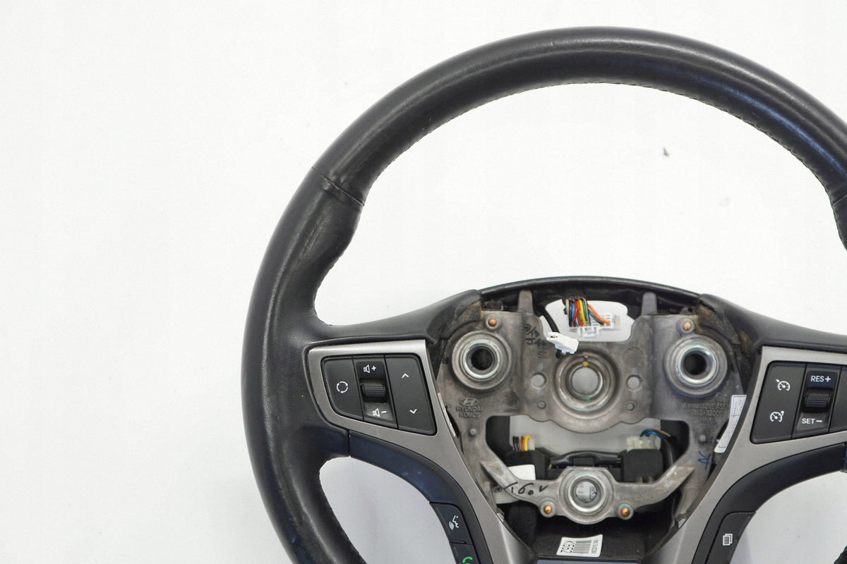 HYUNDAI I40 LIFT STEERING WHEEL LEATHER BLACK MULTI HEATED 561103ZCB0VGR
