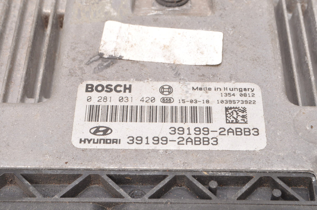 HYUNDAI IX35 1.7 CRDI COMPUTER ENGINE DRIVER 39199-2ABB3