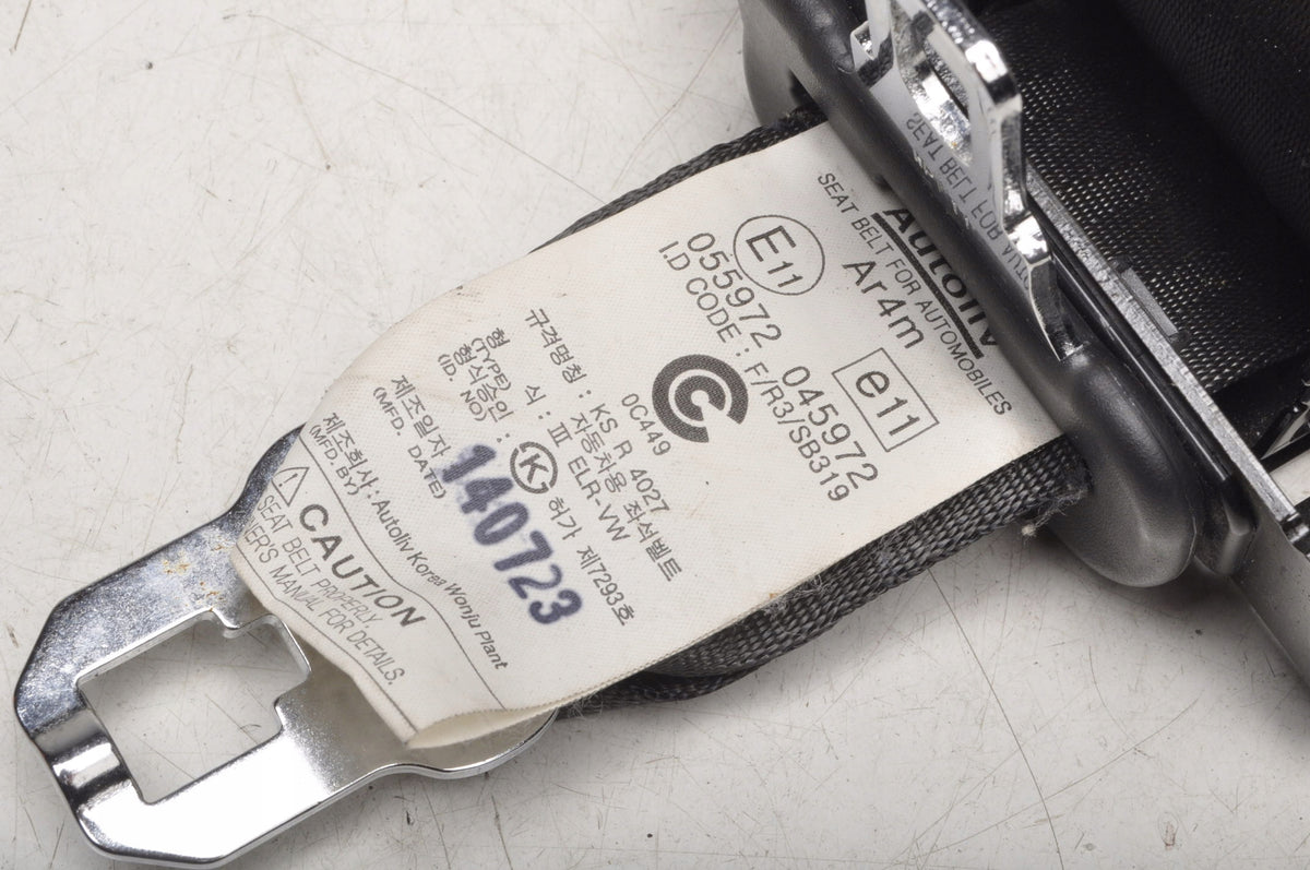 HYUNDAI IX35 SEAT BELT CENTER REAR 2nd ROW 89850-2Y2009P