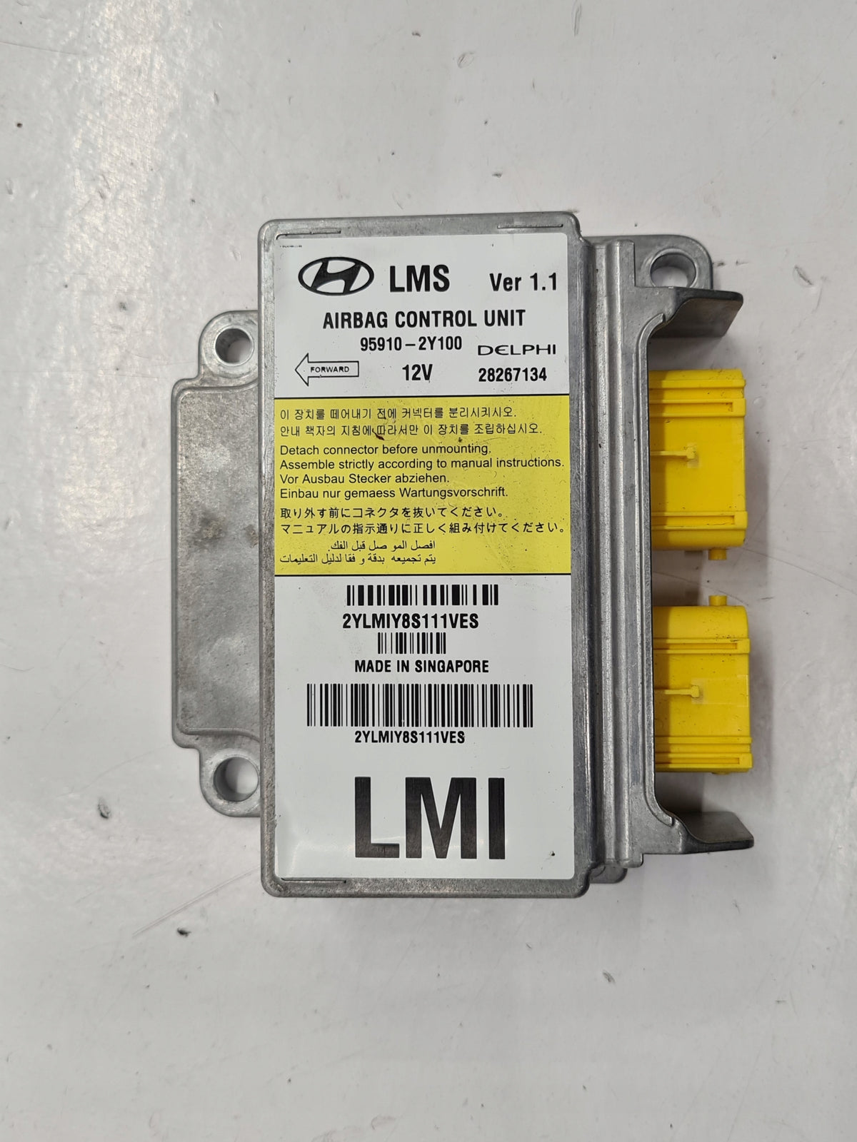 HYUNDAI IX35 SENSOR AIRBAG MODULE 95910-2Y100