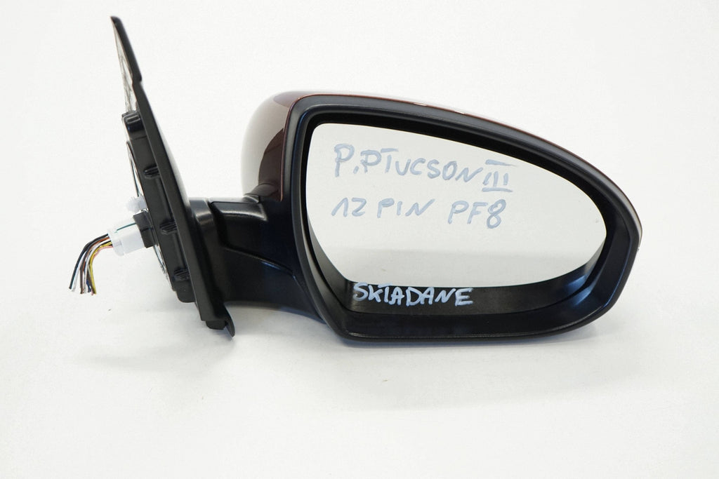 HYUNDAI TUCSON III 17R MIRROR RIGHT 12PIN FOLDING PF8 ENGLISH
