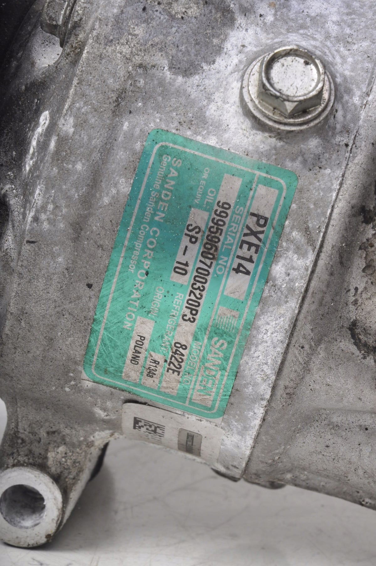 IBIZA IV 1.6 TDI AIR CONDITIONING COMPRESSOR 8FK351135